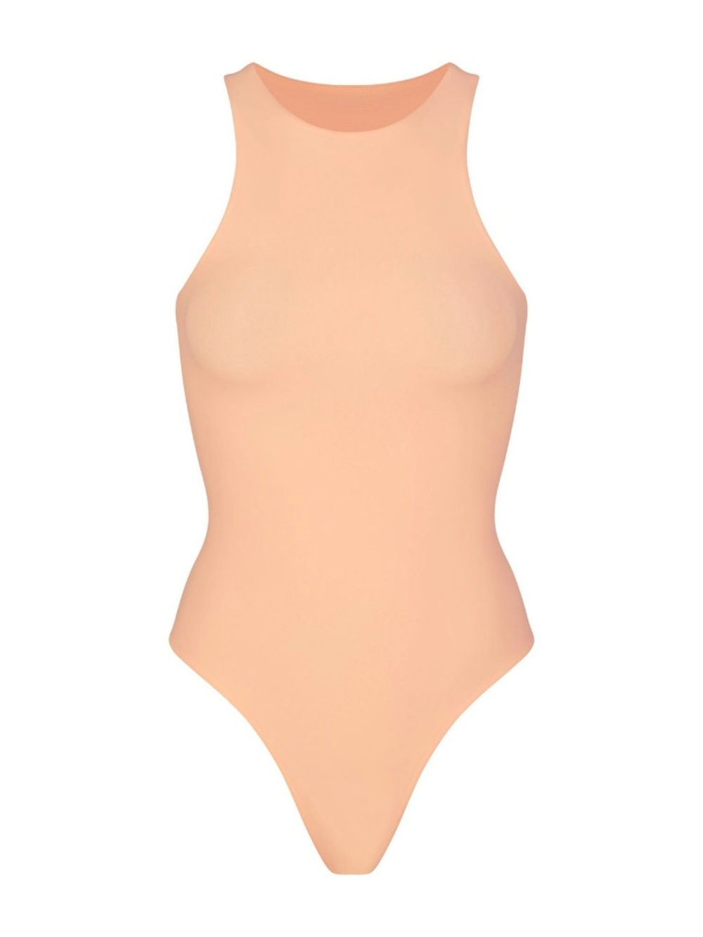 Fits Everybody High Neck Body Suit Faded Nectar Size Small
